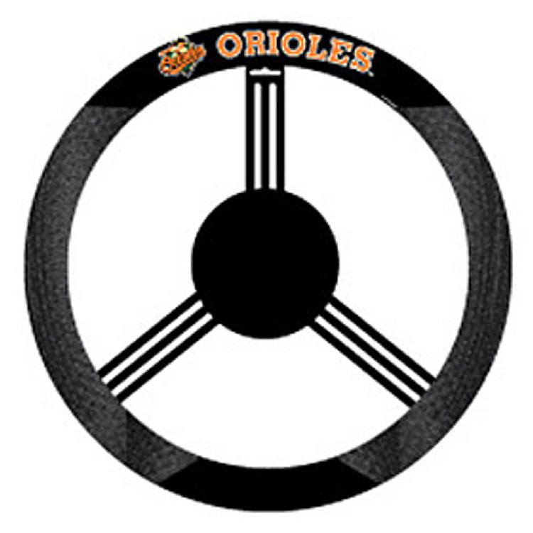 Baltimore Orioles Steering Wheel Cover Mesh Style CO