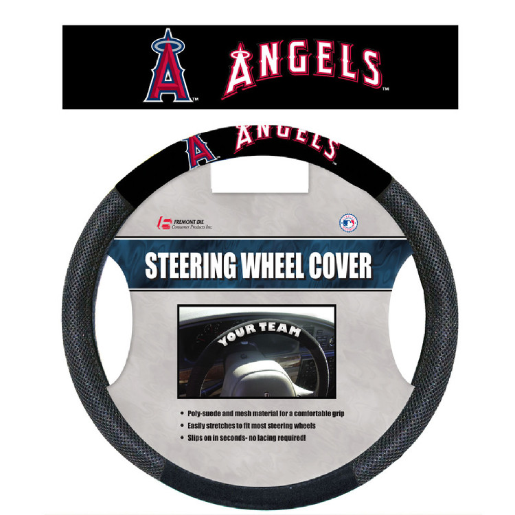 Los Angeles Angels Steering Wheel Cover Mesh Style CO