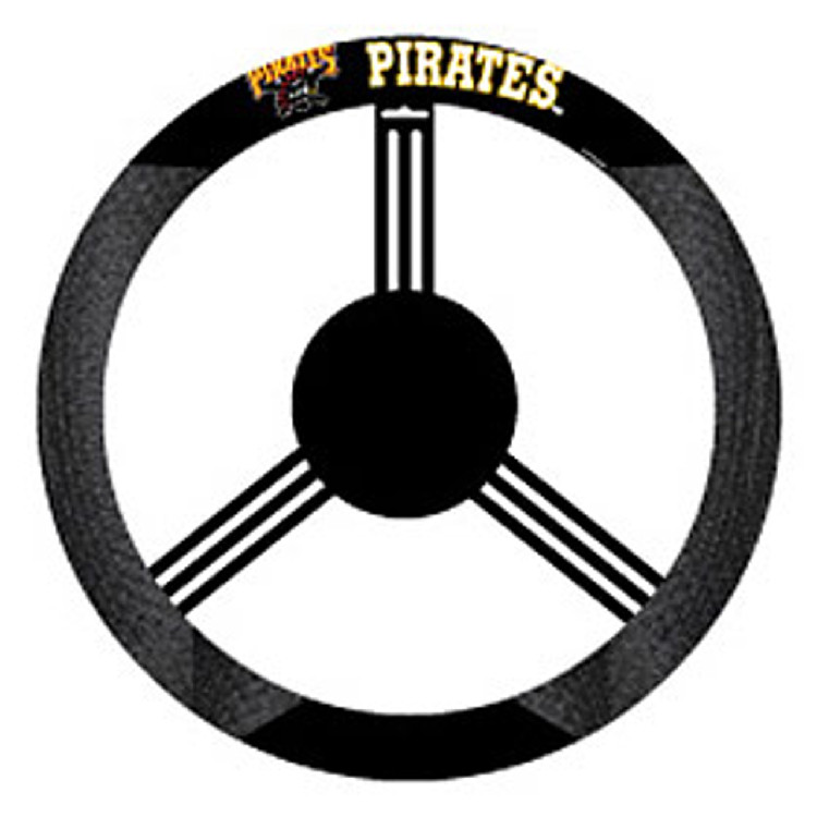 Pittsburgh Pirates Steering Wheel Cover Mesh Style CO