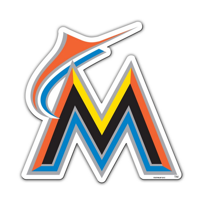 Miami Marlins Magnet Car Style 12 Inch CO