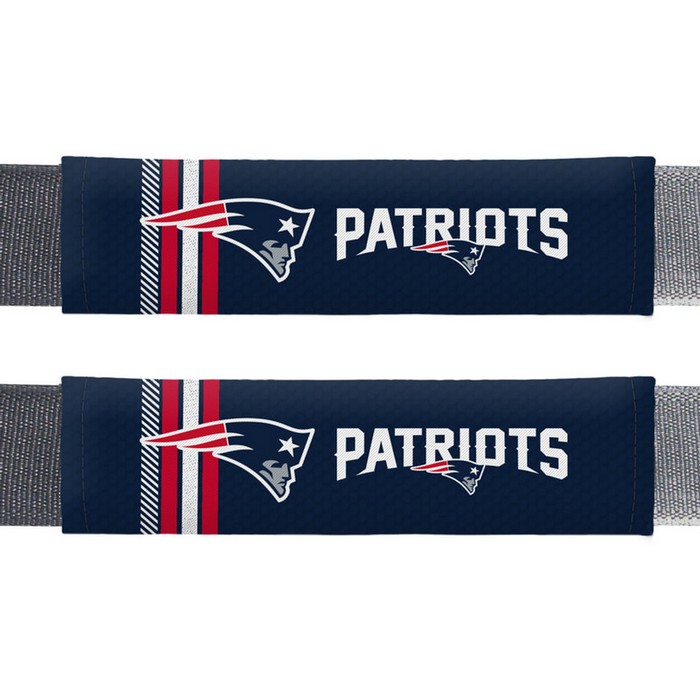 New England Patriots Seat Belt Pads Rally Design CO