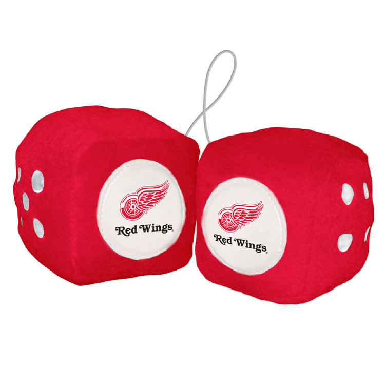 Detroit Red Wings Fuzzy Dice CO