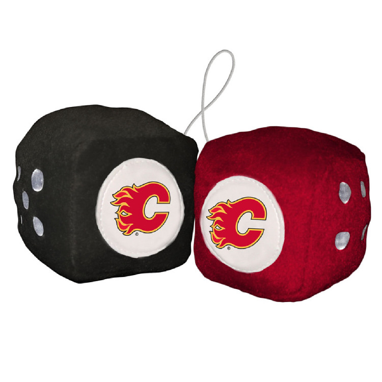 Calgary Flames Fuzzy Dice CO