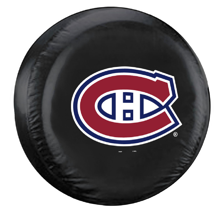 Montreal Canadiens Tire Cover Standard Size Black CO