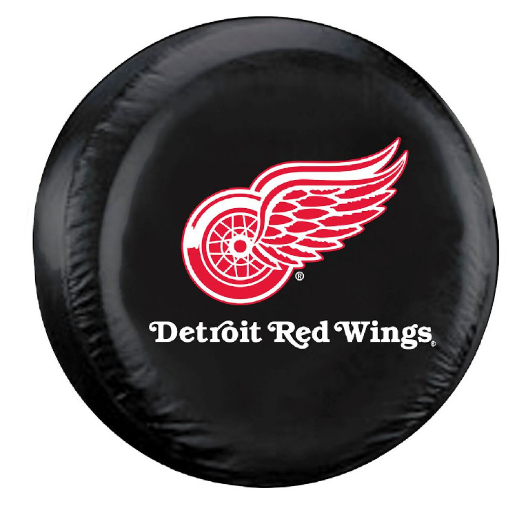 Detroit Red Wings Tire Cover Standard Size Black CO