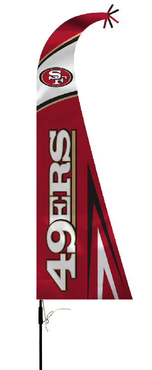 San Francisco 49ers Flag Premium Feather Style CO