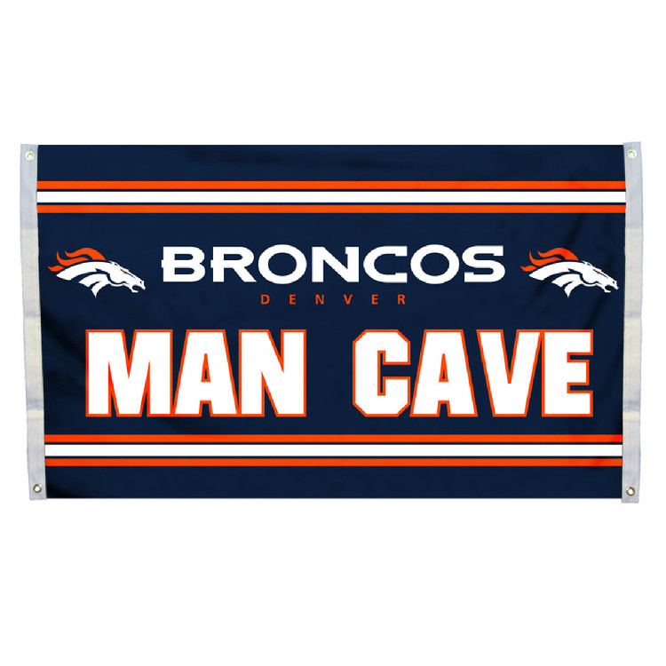 Denver Broncos Flag 3x5 Man Cave