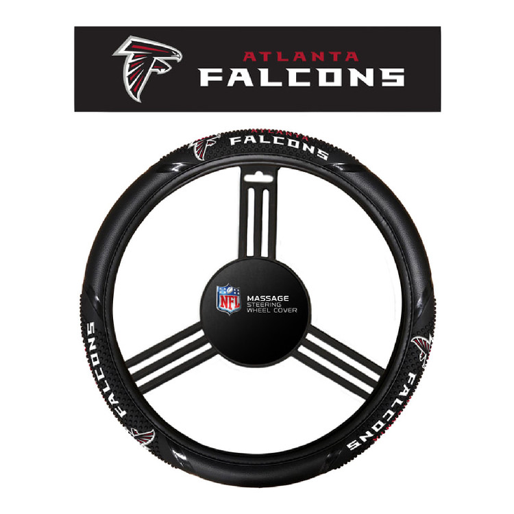 Atlanta Falcons Steering Wheel Cover Massage Grip Style CO