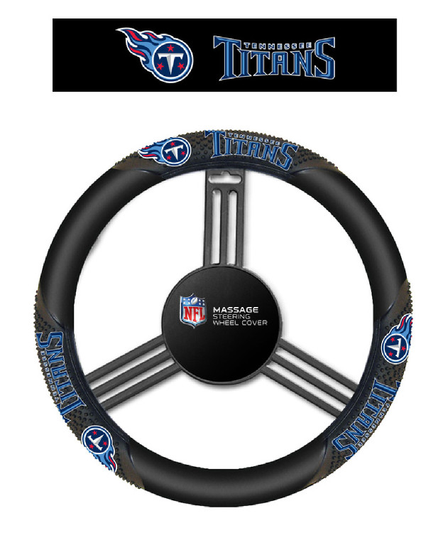 Tennessee Titans Steering Wheel Cover Massage Grip Style CO