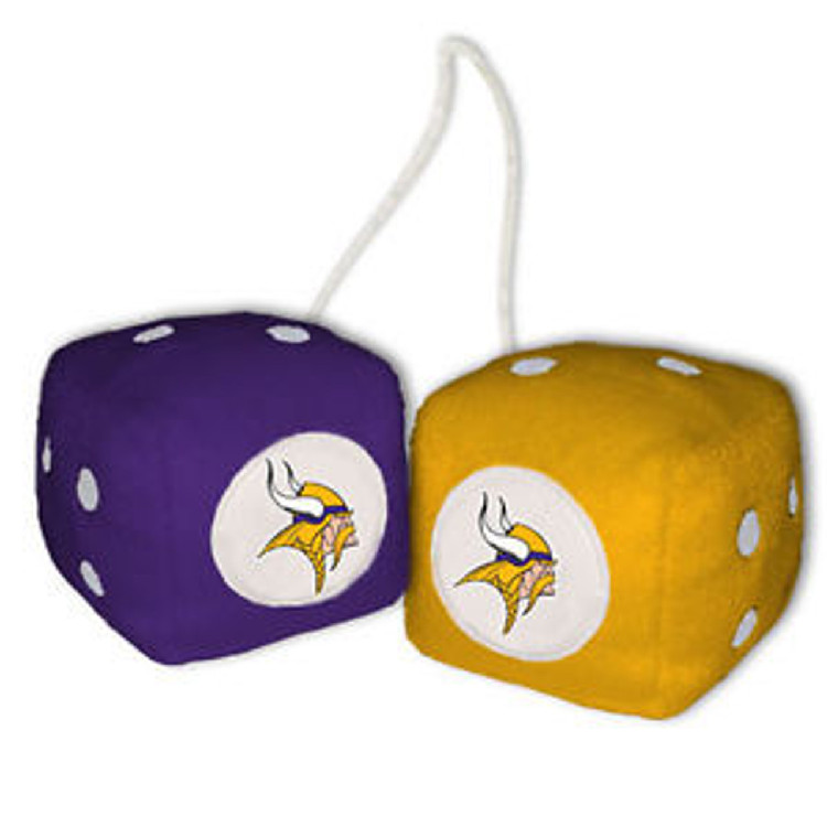 Minnesota Vikings Fuzzy Dice CO