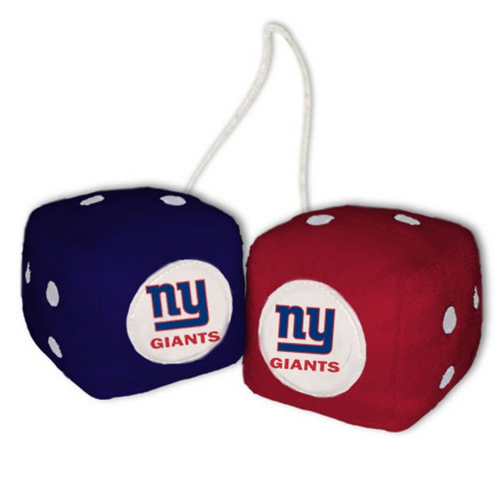 Fremont Die New York Giants Fuzzy Dice CO