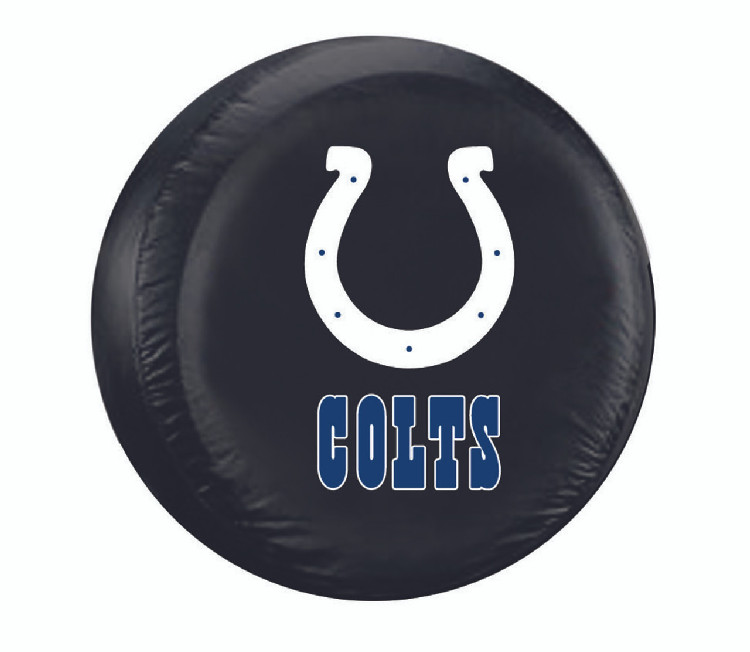 Indianapolis Colts Tire Cover Standard Size Black CO