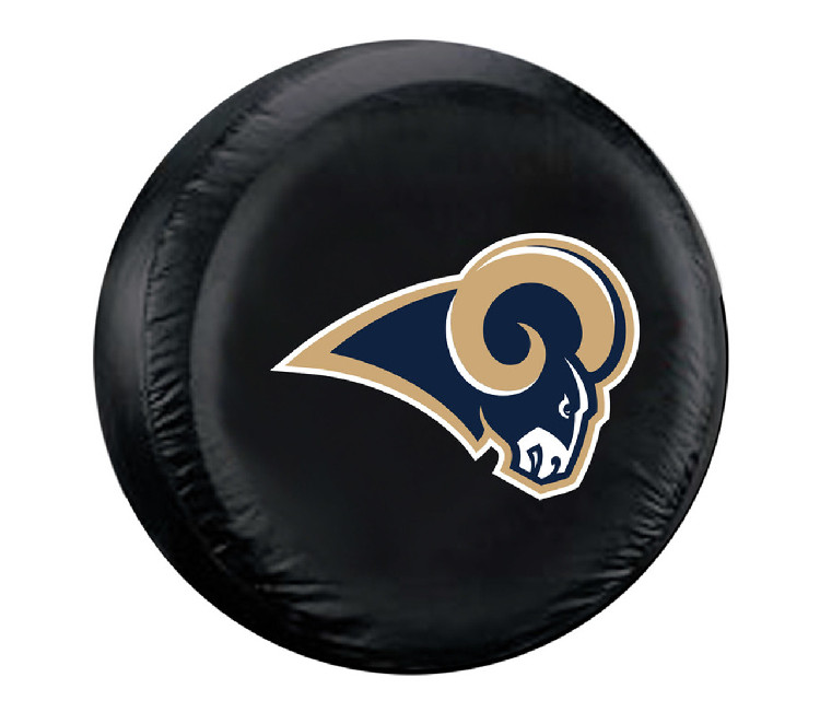 Los Angeles Rams Tire Cover Standard Size Black