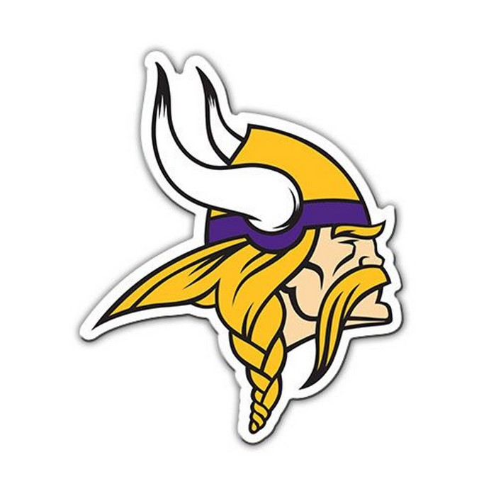 Minnesota Vikings Magnet Car Style 12 Inch Logo Design CO