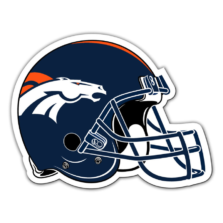 Denver Broncos Magnet Car Style 8 Inch CO