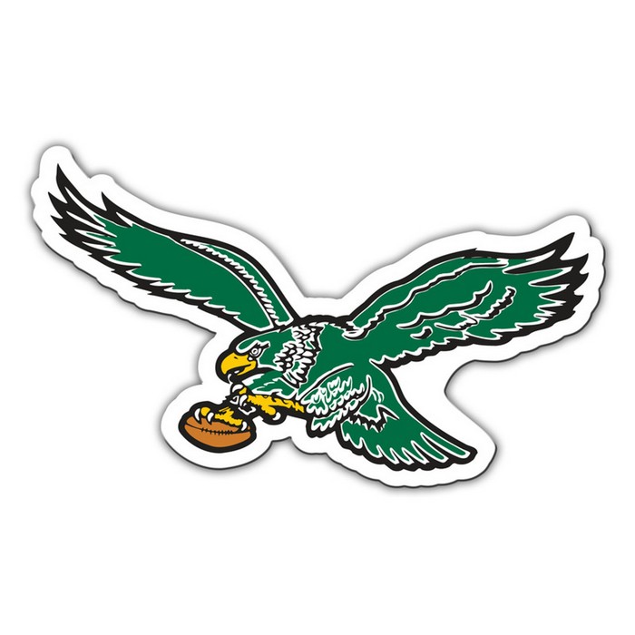 Philadelphia Eagles Magnet Car Style 12 Inch Retro Design CO