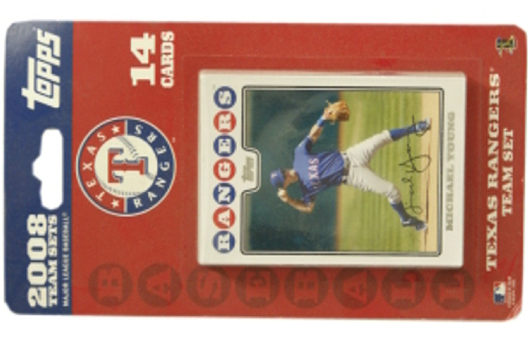 Texas Rangers 2008 Topps Team Set