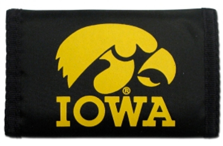 Iowa Hawkeyes Wallet Nylon Trifold