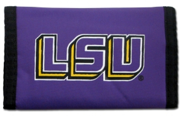 LSU Tigers Wallet Nylon Trifold