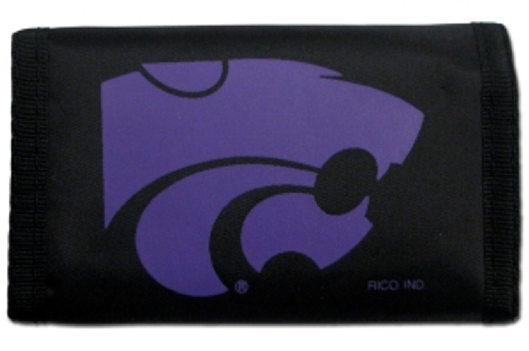 Kansas State Wildcats Wallet Nylon Trifold