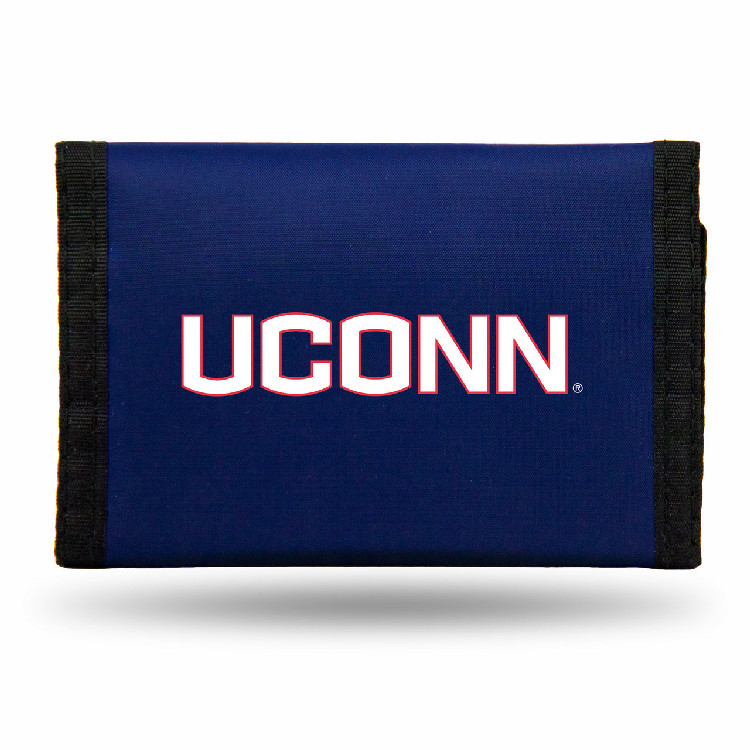 Connecticut Huskies Wallet Nylon Trifold