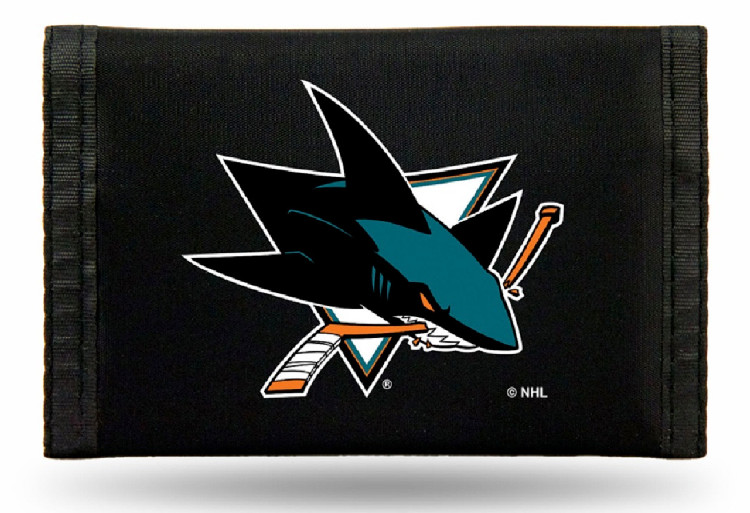 San Jose Sharks Wallet Nylon Trifold