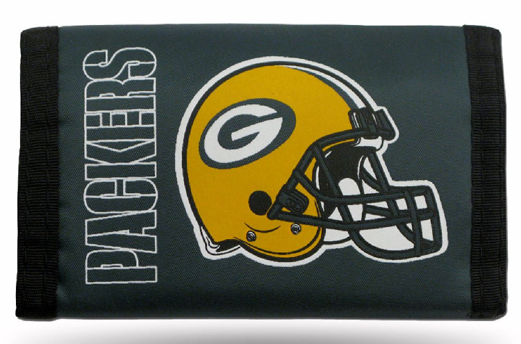 Green Bay Packers Wallet Nylon Trifold