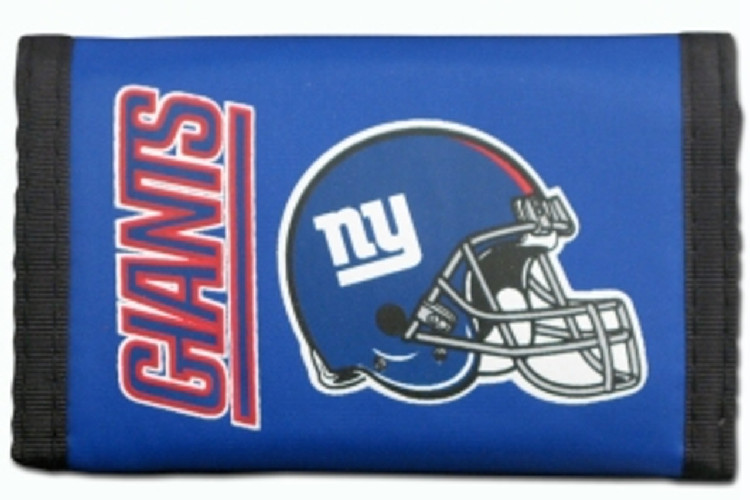 New York Giants Wallet Nylon Trifold