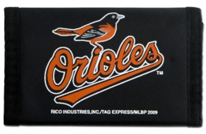 Baltimore Orioles Nylon Trifold Wallet