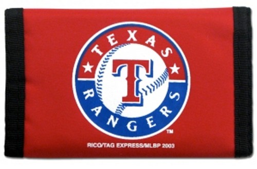 Rico Industries Texas Rangers Wallet Nylon Trifold