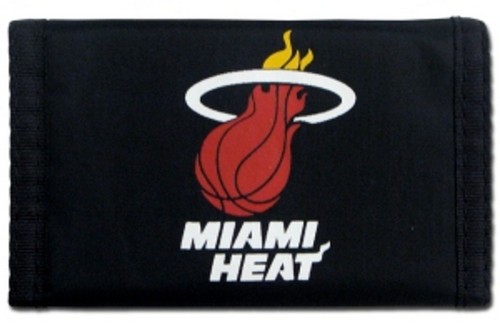 Rico Industries Miami Heat Wallet Nylon Trifold -