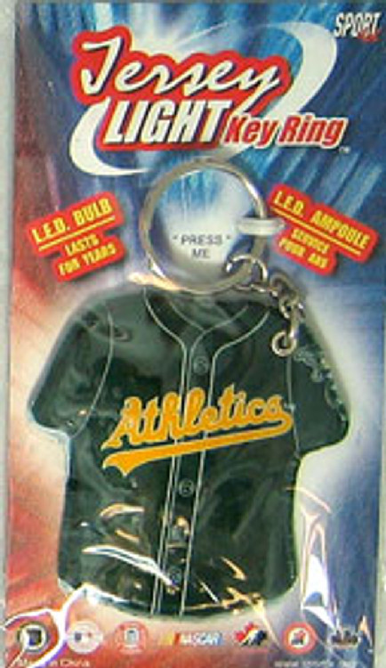 Oakland Athletics Keychain Jersey Keylight CO