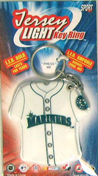 Seattle Mariners Keychain Jersey Keylight CO