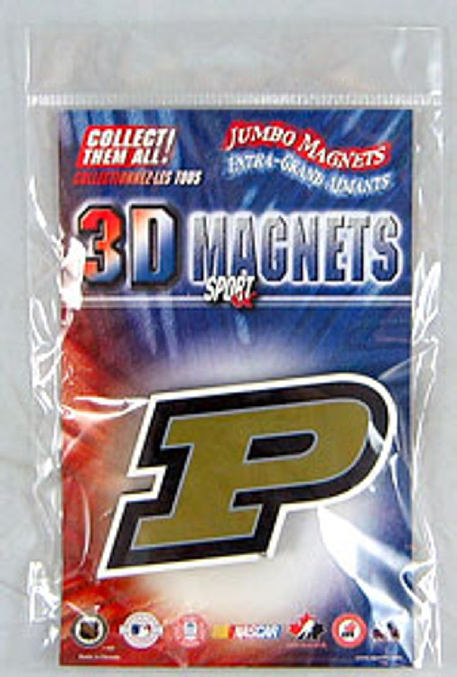 Purdue Boilermakers Magnet Jumbo 3D CO