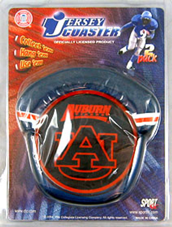 Auburn Tigers Coaster Set Jersey Style CO