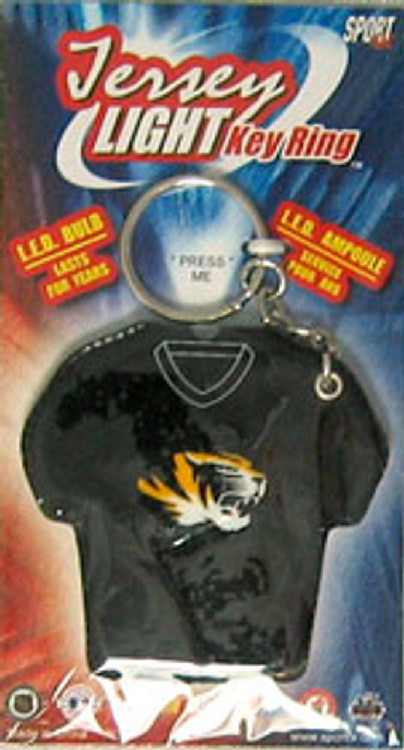 Missouri Tigers Keychain Jersey Keylight CO