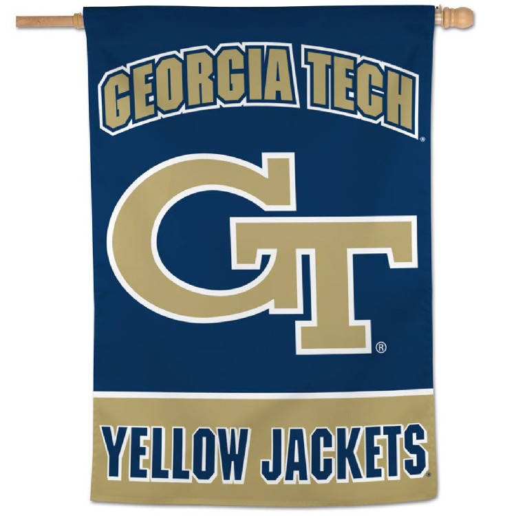 Georgia Tech Yellow Jackets Banner 28x40 Vertical