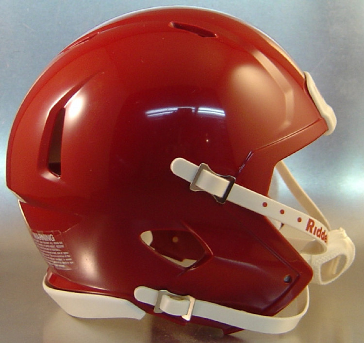 Helmet Riddell Blank Replica Mini Speed Style Cardinal