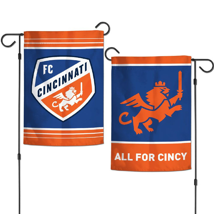 FC Cincinnati Flag 12X18 Garden Style