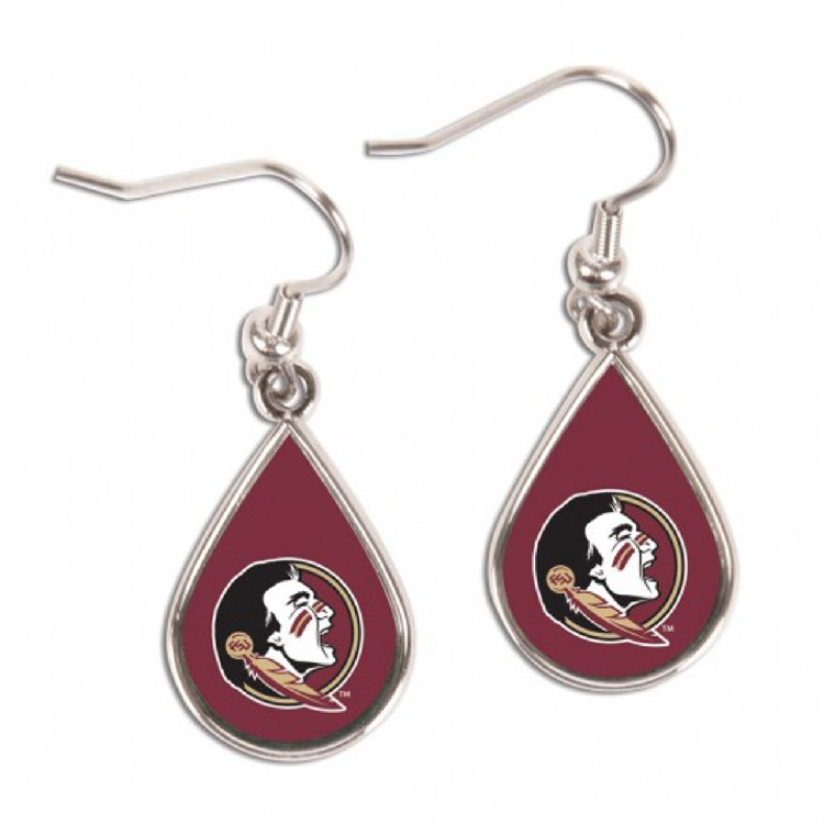 Florida State Seminoles Earrings Tear Drop Style