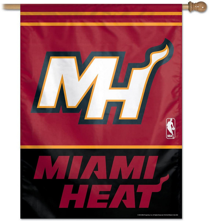 Miami Heat Banner 28x40 Vertical