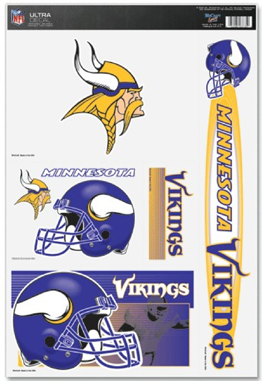 Minnesota Vikings Decal 11x17 Ultra