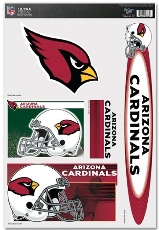 Arizona Cardinals Decal 11x17 Multi Use