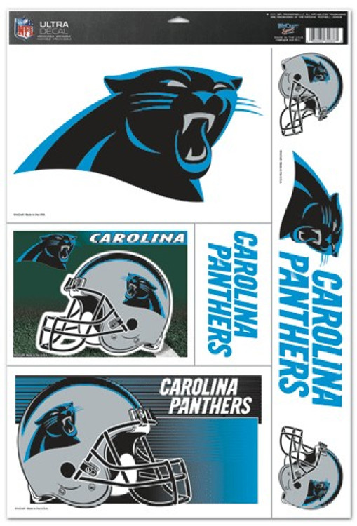 Carolina Panthers Decal 11x17 Ultra