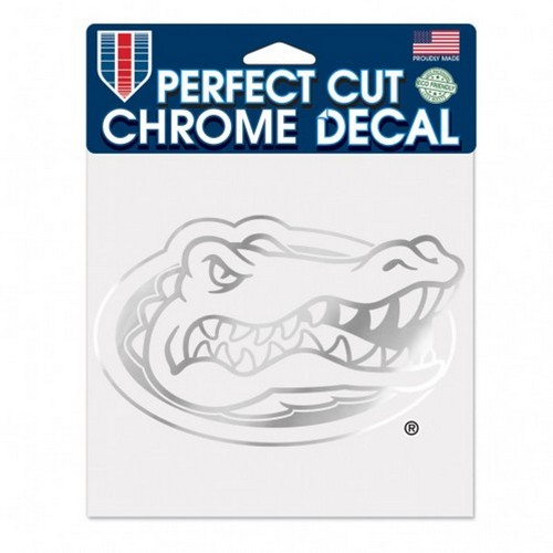 Wincraft Florida Gators Decal 6x6 Perfect Cut Chrome -