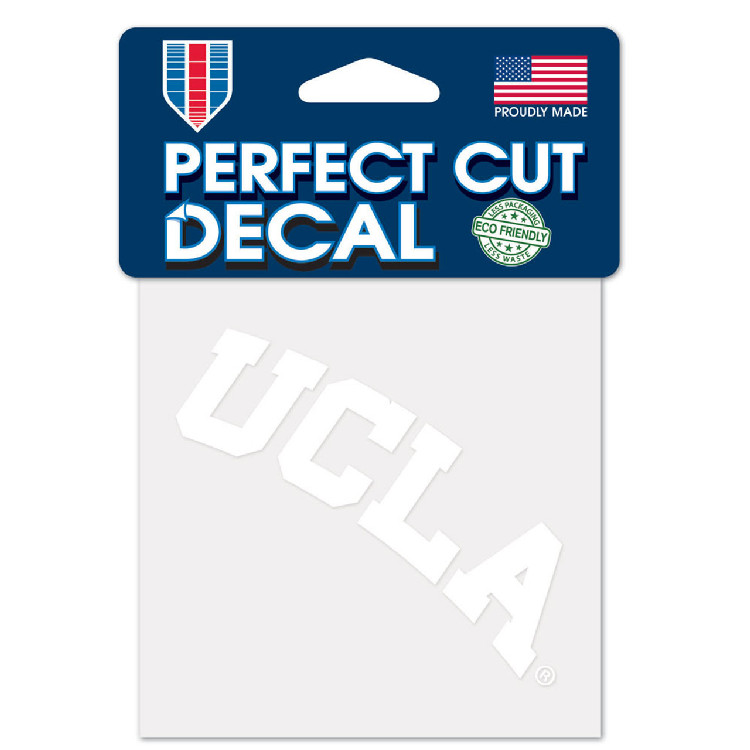 UCLA Bruins Decal 4x4 Perfect Cut White