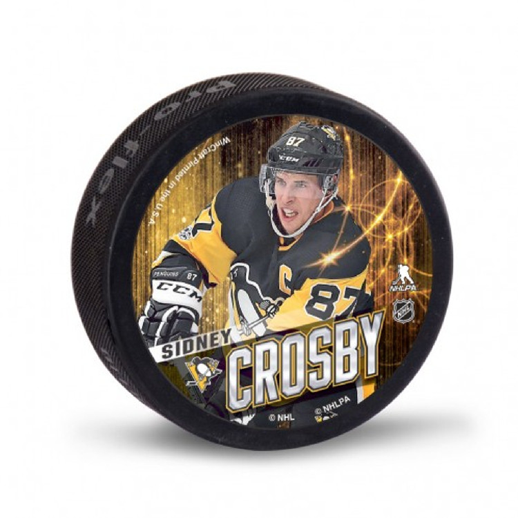 Pittsburgh Penguins Hockey Puck Bulk Sidney Crosby Design