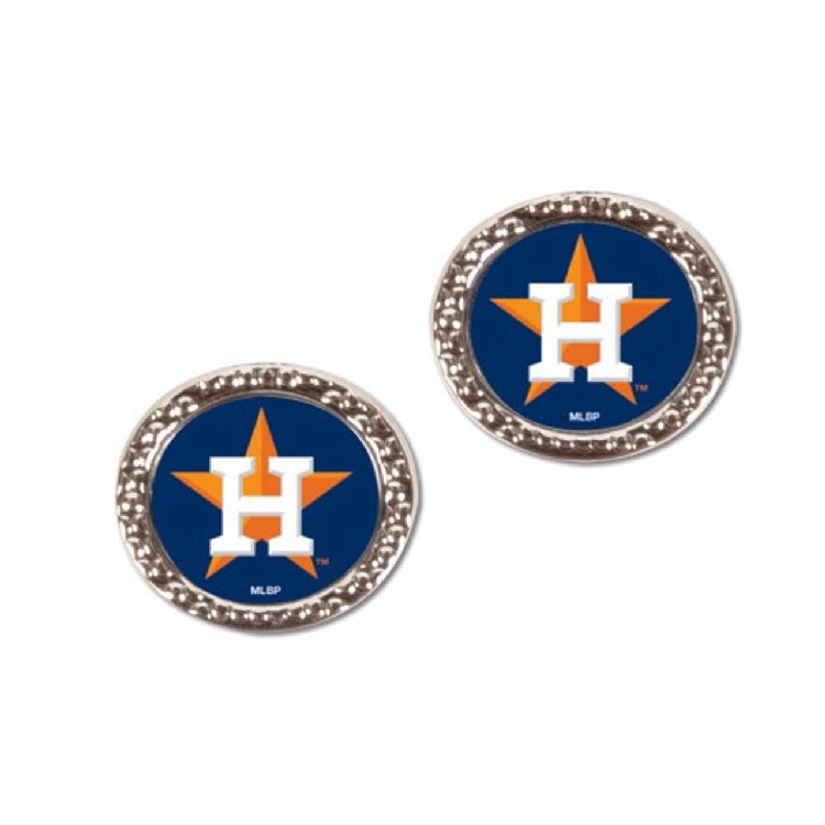 Houston Astros Earrings Post Style