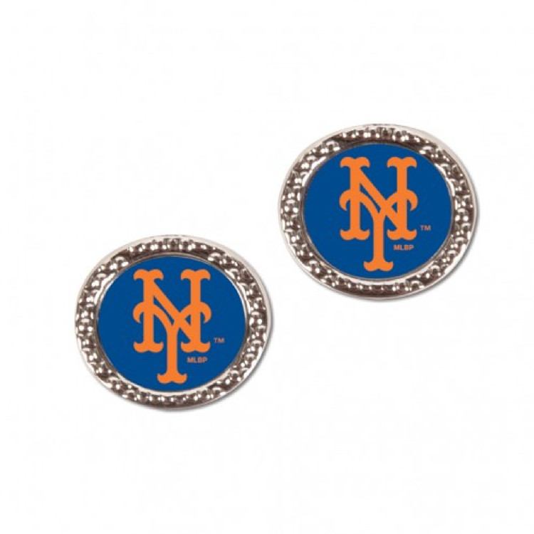 New York Mets Earrings Post Style