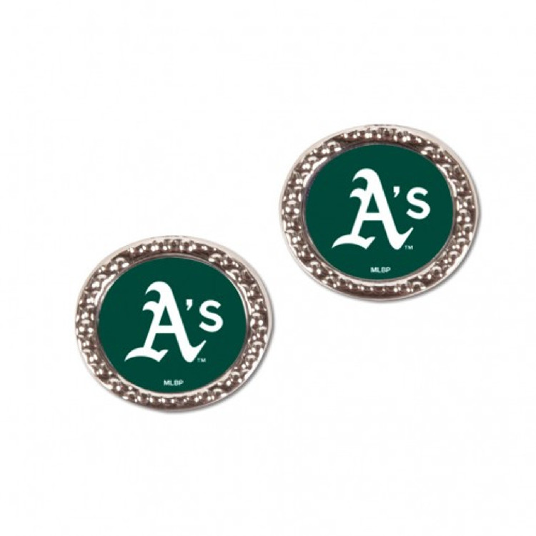 Oakland Athletics Earrings Post Style